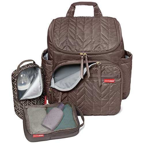 Image of Skip Hop Forma Travel Carry All Diaper Backpack with Insulated Bag, One Size
