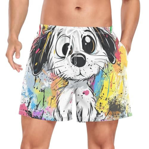 Pantalones cortos de baño para hombre que evitan la humedad constante