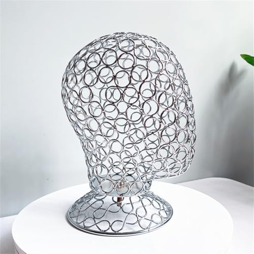 Support casque de moto et porte chapeau métallique pour vitrine - 5