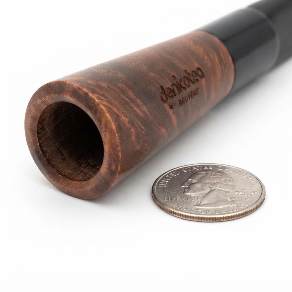 Boquilla Denicotea para Puros, Hecha en Madera, diámetro Interior 18mm, con cajitas 10 filtros