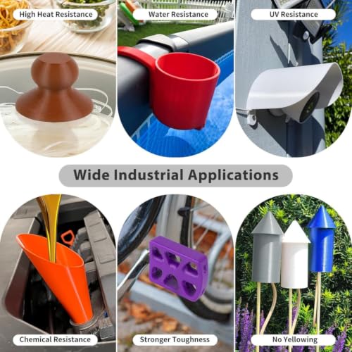 Image of 3IDEA ASA 3D Printer White Filament 1.75mm, 1KG with Reusable Spool, Dimensional Accuracy ±0.02mm, UV & Weather Resistant, Premium ASA for Strong & Durable Prints