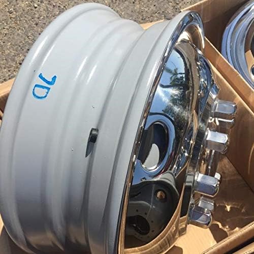 Wheel Cover Wheel Simulator Set Compatible with 2013-2025 Dodge Ram 4500 5500 19.5 10 Lug Truck