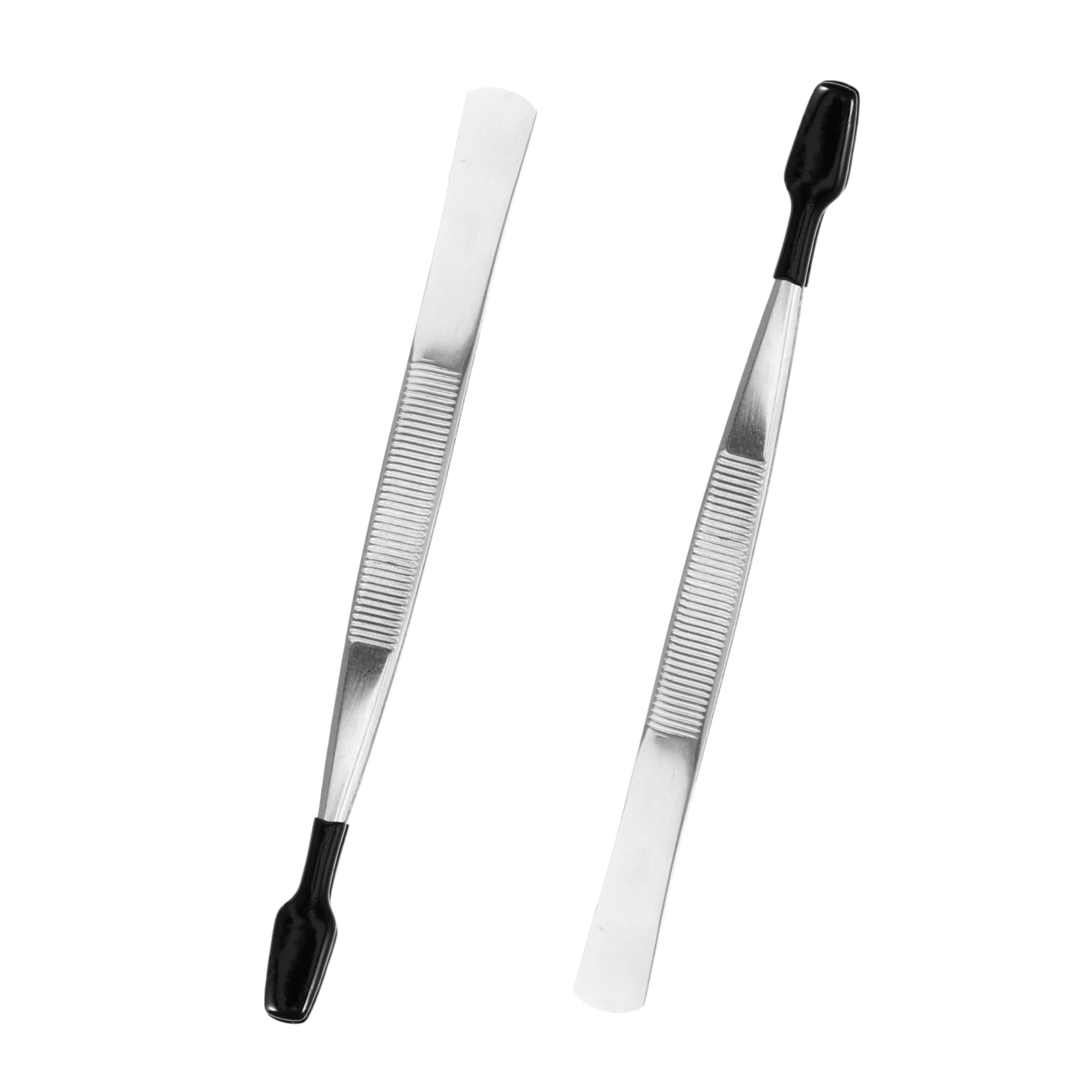SHINEOFI 5 Set Pinzette Per Timbri Laboratorio Lavoro Di Gioielli Modellazione Fabbricazione Pinzette Filateliche Preda Creazione Pinzette in Acciaio Inclinato Pvc 2 Pezzi*5