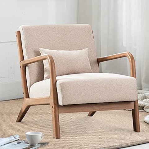 INZOY Mid Century Modern Accent Chair Cover