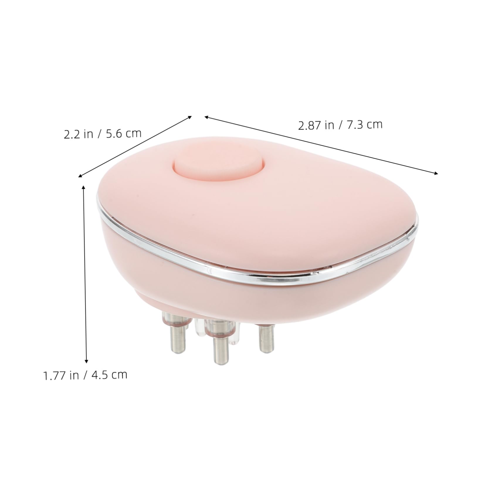 HONMEET Scalp Care Tool Scalp Massage Comb Hair Massager Essential Oil Roller Portable Hair Oiler