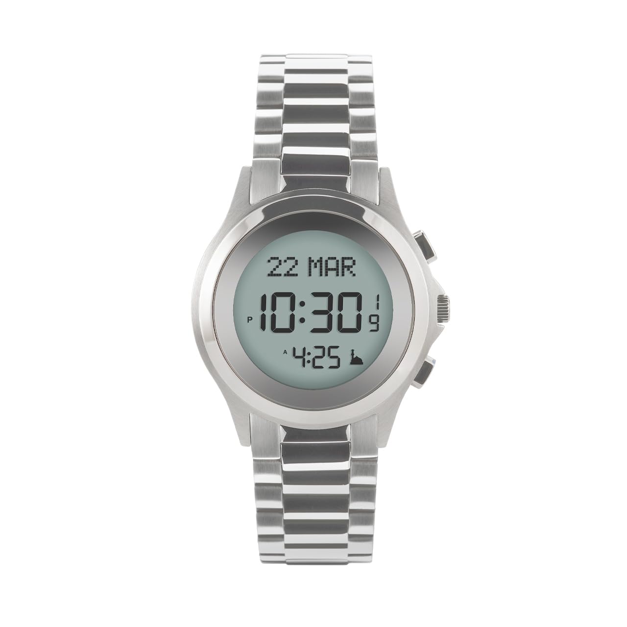 AL FAJR Men's Round Stainless Steel WR-02 Watch