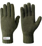 Evridwear Men Winter Knit Warm Gloves with 3M Thinsulate Thermal Insulated Lining