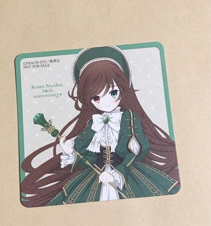 Amazon.co.jp: ローゼンメイデン 展 特典 20周年 コースター 翠星石