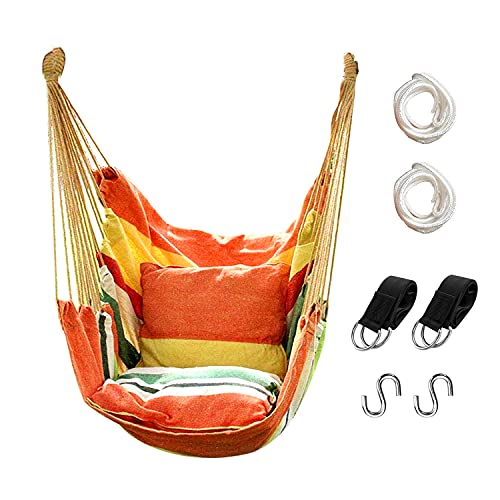 Hommtina Hängesessel Hängeseil Schaukel, max. 136 kg,...