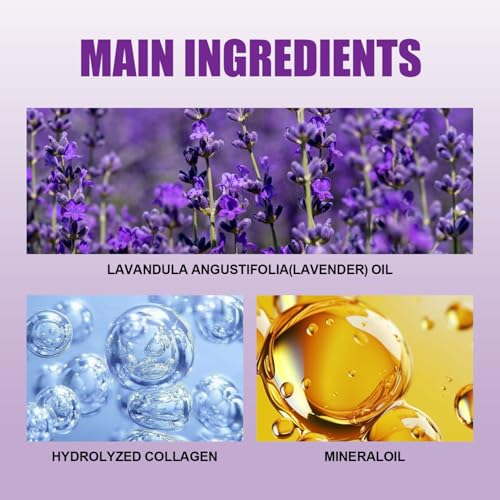 Lavender Body Massage Oil,Body Oil for Dry Skin,Massage Oils for Massage Therapy,Lavender Essential Oils for Skin,Moisturizing Body Oil for Women and Men,Body Skin Care Oil,200ML - Image 3