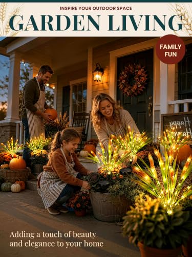 GIGALUMI 2 Pack Solar Wheat Outdoor Fall Decor, 2 Modes, Yellow - image 8
