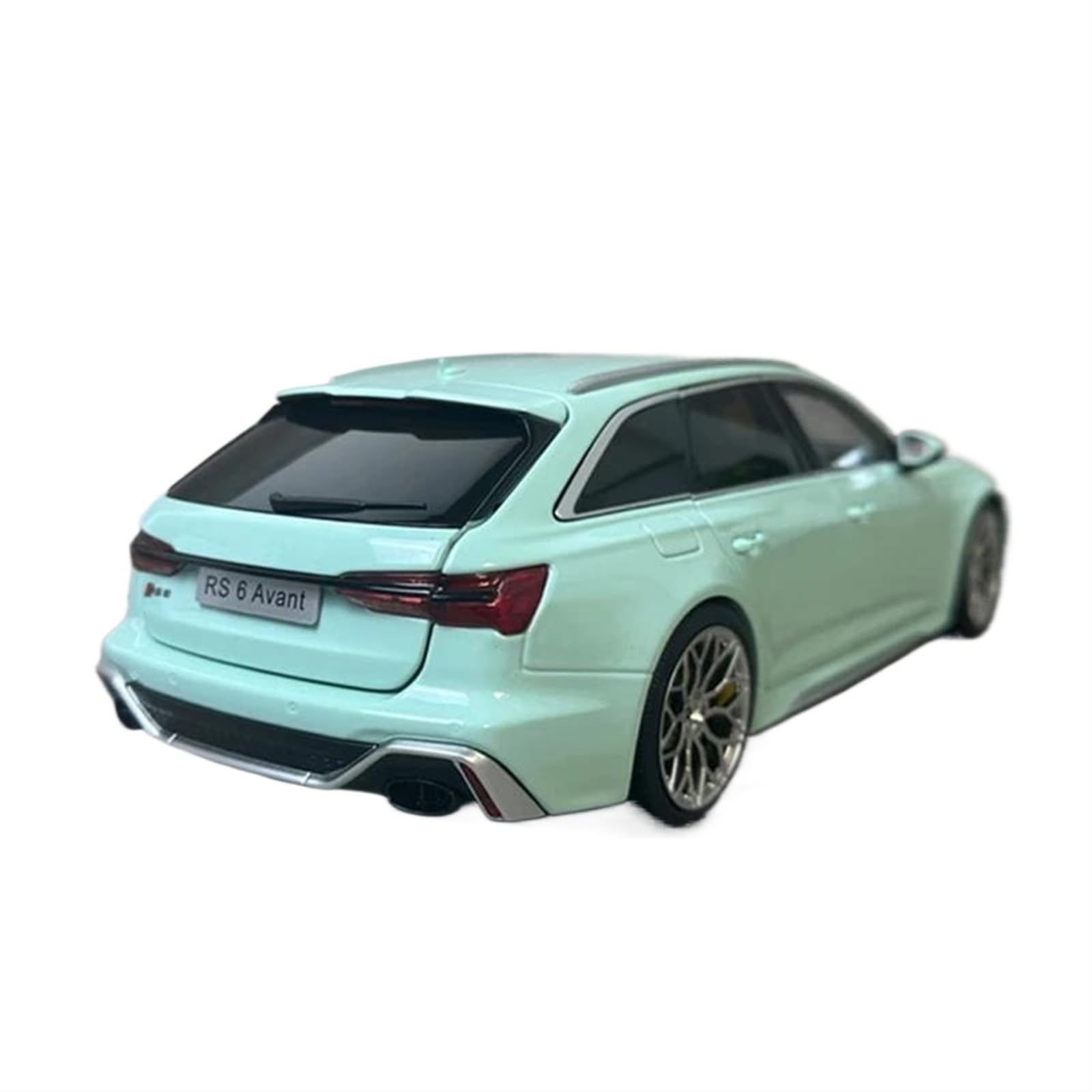 Metal Réplica Escala Modelo De Coche Juguete Vossen HF2 RS6 C8 Aleación Fundida A Presión A Escala 1 18, Regalo Recuerdo Verde Menta