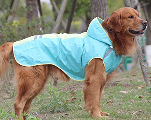 Capa de chuva para cães com capuz Poncho para cães Capa de chuva à prova d'água Capa de chuva para