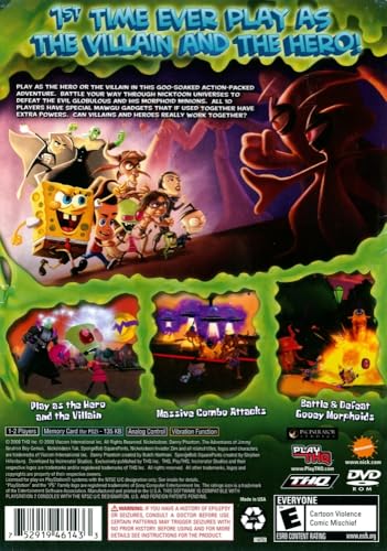 Image of SpongeBob SquarePants featuring NickToons: Globs of Doom - PlayStation 2 (Renewed)