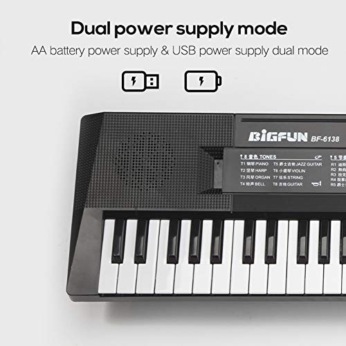 YANGZY 61 touches musique numérique clavier électronique enfants Piano électrique multifonctionnel pour étudiant Piano… - Les Beatles, Paul McCartney, John Lennon, RIngo Starr, George Harrison YANGZY 61 touches musique numérique clavier électronique enfants Piano électrique multifonctionnel pour étudiant Piano… – Image 7