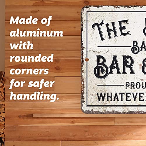 Personalized Vintage Distressed Look Cabin Metal Room Sign (8X12 Inches) #TOP3