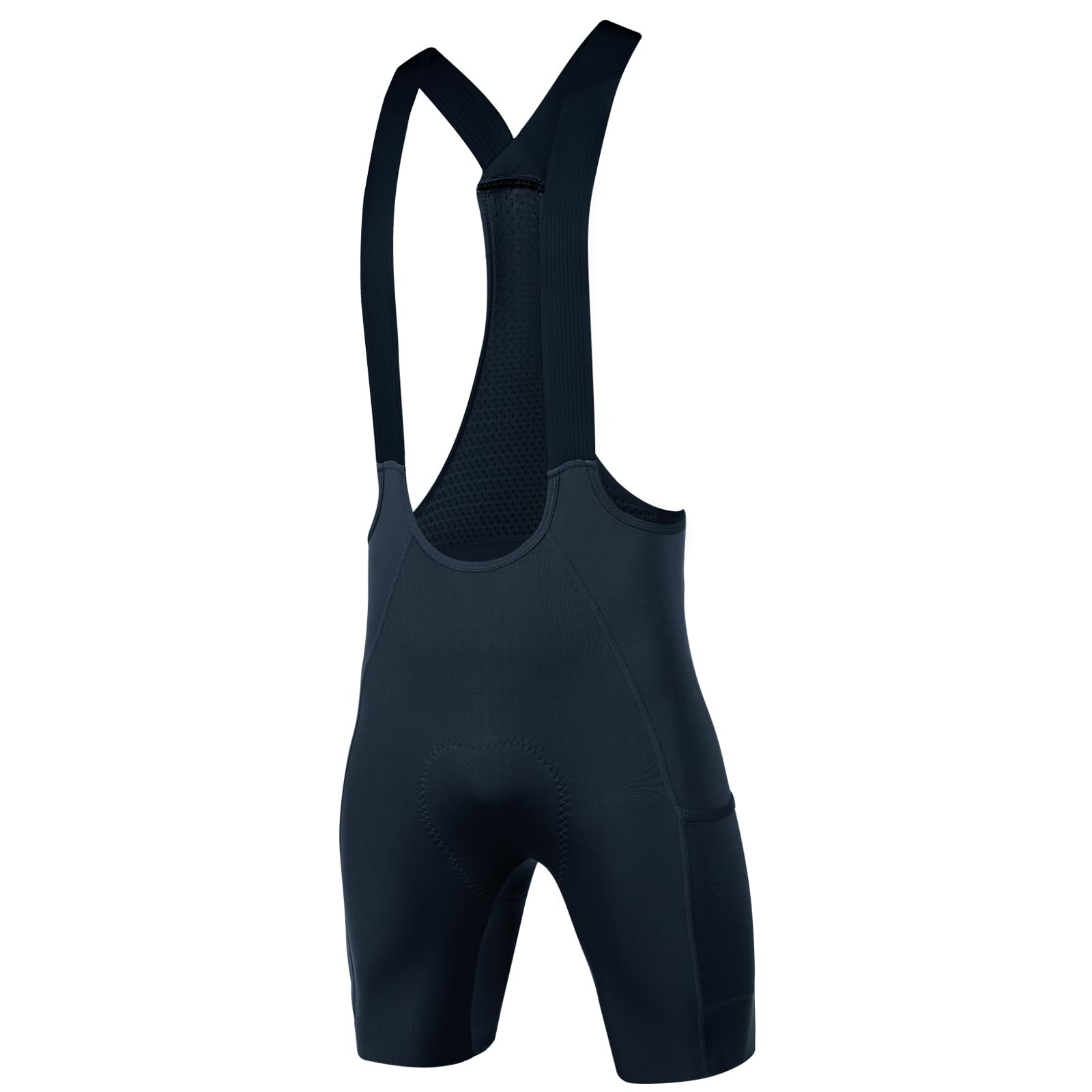 Santic Men's Cycling Bibs Shorts Cycle Wear Tights 4D Padded Bike Bicycle Shorts with Pocket