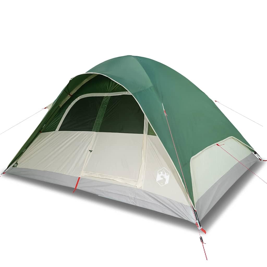Genérico Tienda de campaña Familiar iglú 6 Personas Impermeable Verde,Deportes,Actividades al Aire Libre,Camping y Senderismo,Tiendas de campaña-94555