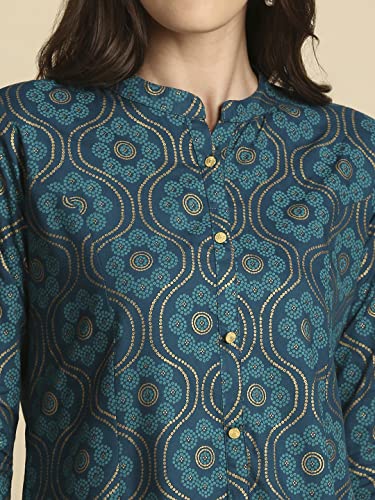 Image of anubhutee Women's Rayon Printed A-Line Kurti