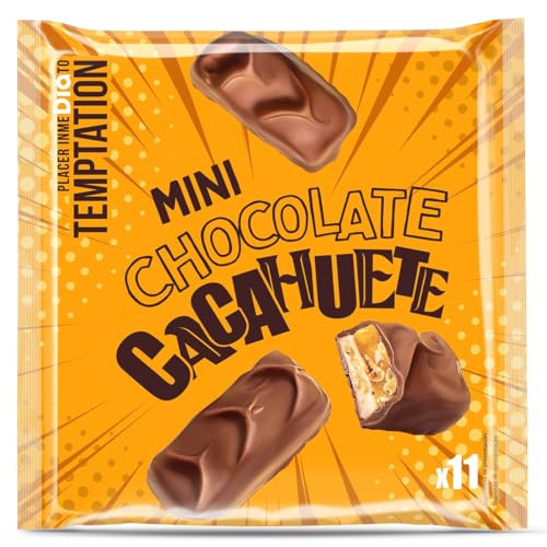 DIA TEMPTATION barritas de chocolate y cacahuete bolsa 250 gr