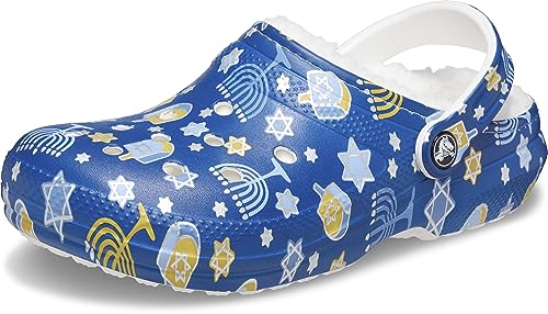 Image of Crocs Women's Classic Holiday Lined Fuzzy Clogs