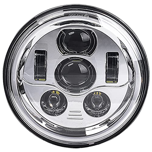 Tugwuetlwu 7 Inch Led Motorcycle Headlight Compatible With Harley Davidson Street Glide Road King Electra Glide Fat Boy Heritage Softail Deluxe Ultra Limited Classic Switchback Projector Led Headlamp #TOP25