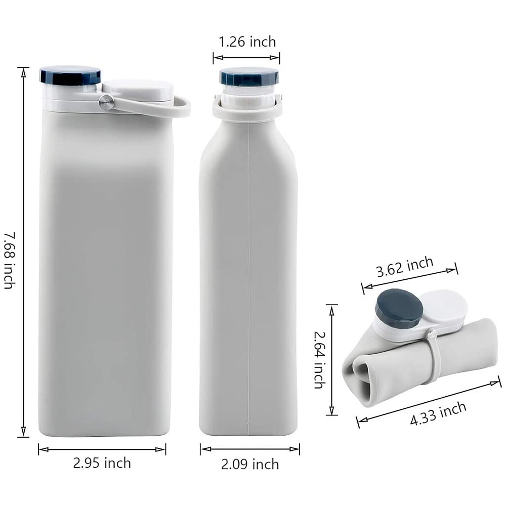 Szklanki do napojów ZK50 600 ml na zewnątrz silikonowe składane butelki na wodę klasy spożywczej przenośne składane butelki na wodę do napojów bukmacherskich do szklanek na wodę (Australia)