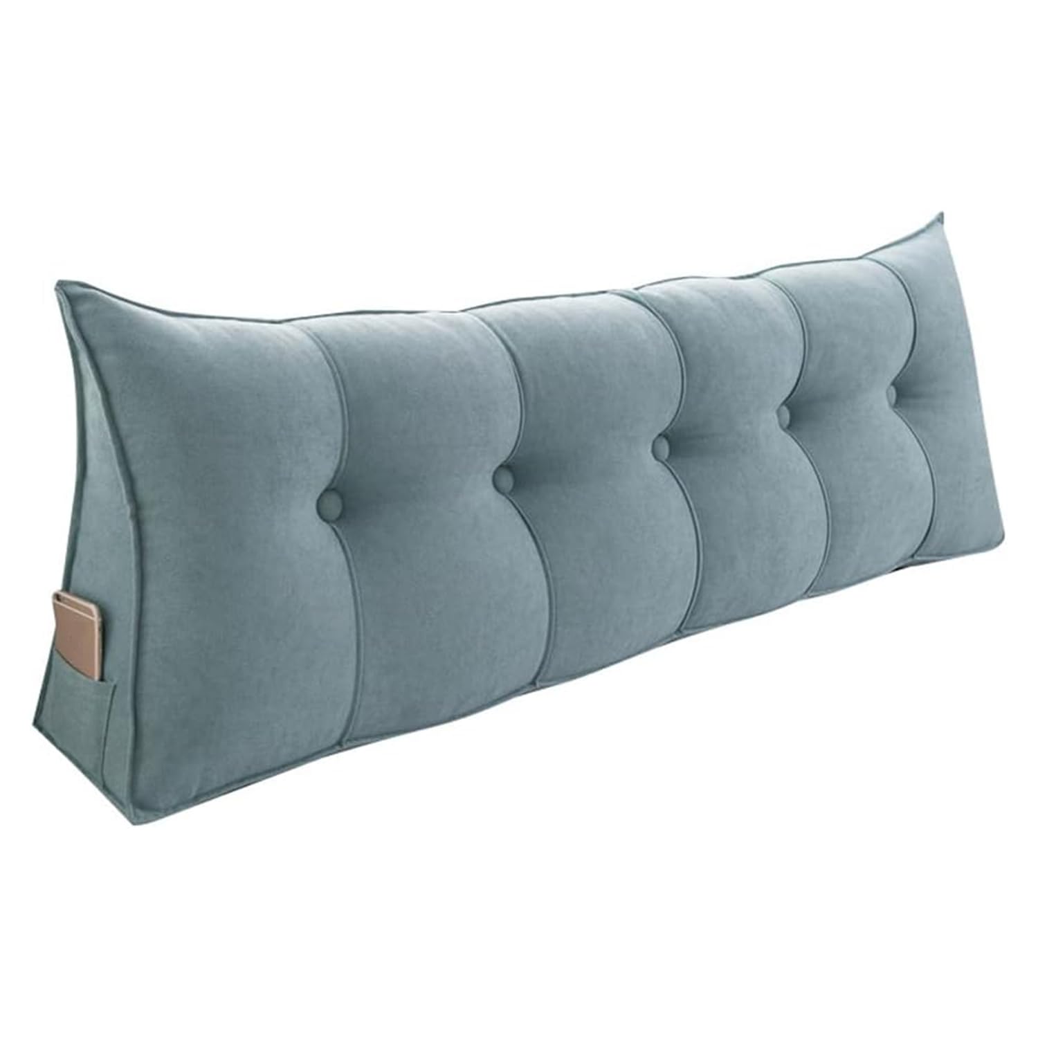 ZLZNX Bed Pillow Reading Backrest Cushion Triangular Headboard Pillow Bed Wedge Pillow Pillow with Breathable Removable,04,120x50x20cm