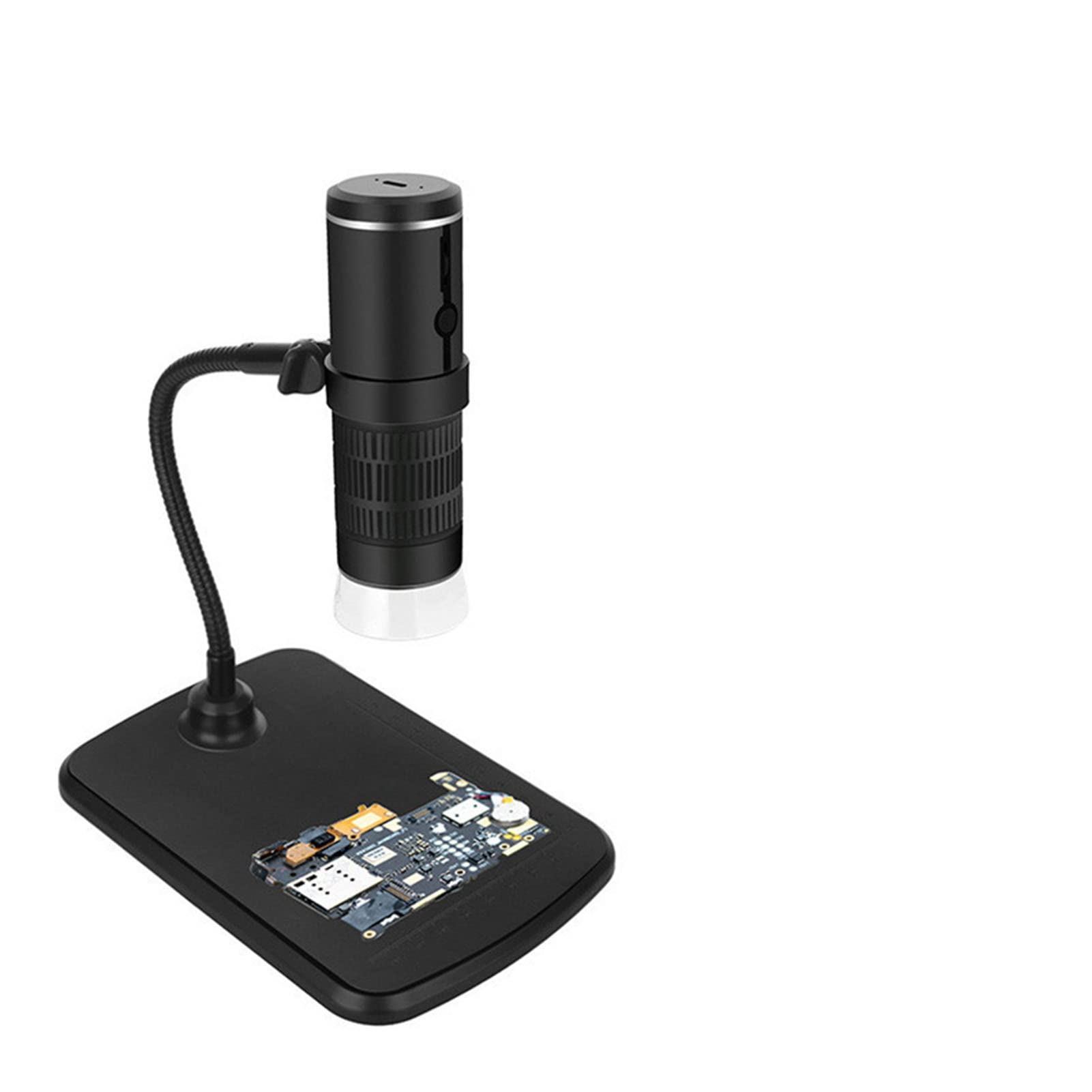 Microscopio, 1000x HD 2MP Microscopio Industrial de microscopio WiFi Digital Aumento teléfono móvil