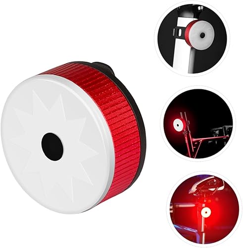 Miniatura 6 de Wakauto USB Rechargeable Bike Rear Light LED Safety Tail Lamp with Flashing Warning for Night Cycling and Easy to Install Rose Red