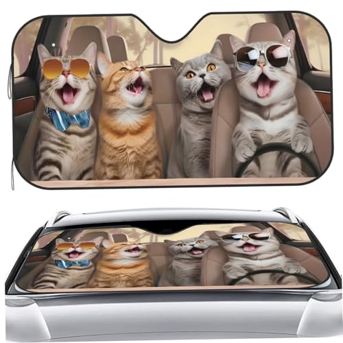 Pare-soleil de pare-brise de voiture protection UV maximale et isolation thermique