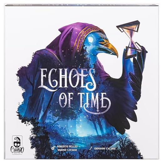 CrowD Games | Echoes of Time | 2-4 Players | Ages 12 and up | Strategy | Hand Management | Combo | Flexible Playstyle | 30-60 min
