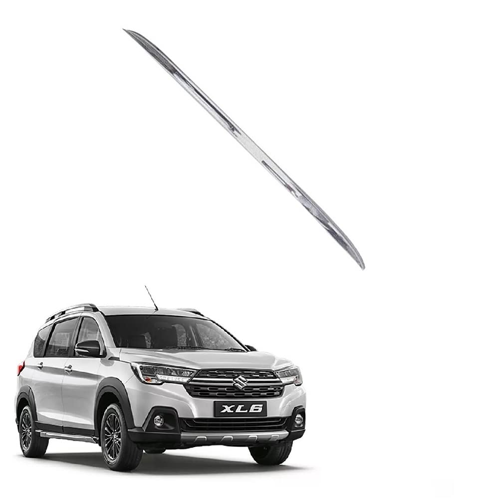 Car Dicky/Diggi/Boot Garnish Chrome Stainless Steel Suitable for Maruti Suzuki Nexa XL6-image-39