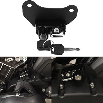 Motorcycle Helmet Lock Universal Anti-Theft Helmet Security Lock for Indian Scout Bobber Sixty Accessories, JY-238