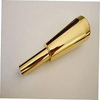 Vista 2 de Vaguelly Monette Trompeta Práctica Componente extractor instrumento 3c Instrumentos musicales Saxofón mudo cobre instrumento musical