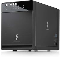 Vista 10 de Mediasonic PROBOX gabinete de HDD SATA con 4 compartimientos de 3.5 pulgadas, soporte para USB 3.0 eSATA, HDD SATA de 30TB (HF2-SU3S3)