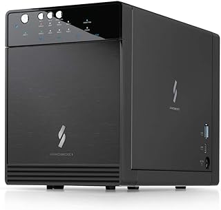 Mediasonic Raid USB 3.1 4 Bay 3.5” SATA Hard Drive Enclosure with USB 3.1 Hub Feature – USB 3.1 Gen 2 10Gbps (HFR7-SU31CH)