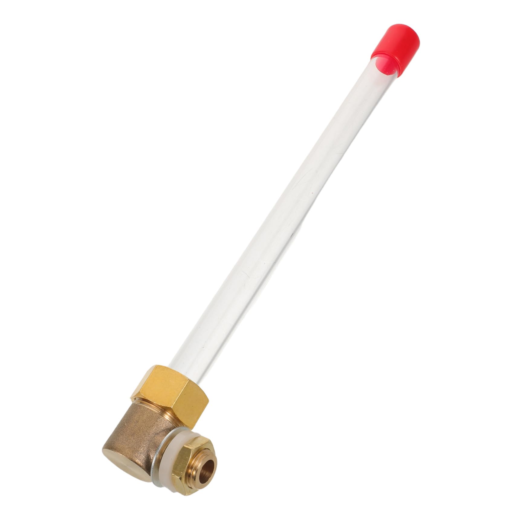 Indicateur de niveau de liquide acrylique transparent 1/4 avec connecteur