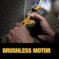 DEWALT 20V MAX XR Oscillating Multi-Tool Cordless, Variable Speed Brushless Motor Multitool with LED Light, Extended Runtime, Includes Two Wood Cutting Blades, Tool Only (DCS356B) — image 2