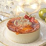 クリスマストッパー付 神戸バニラフロマージュ 4号 (約12cm 2人用 ～ 4人用)クリスマスケーキ 2025 Xmasケーキ 予約 限定 オーナメント 人気 ギフト パーティー 冷凍