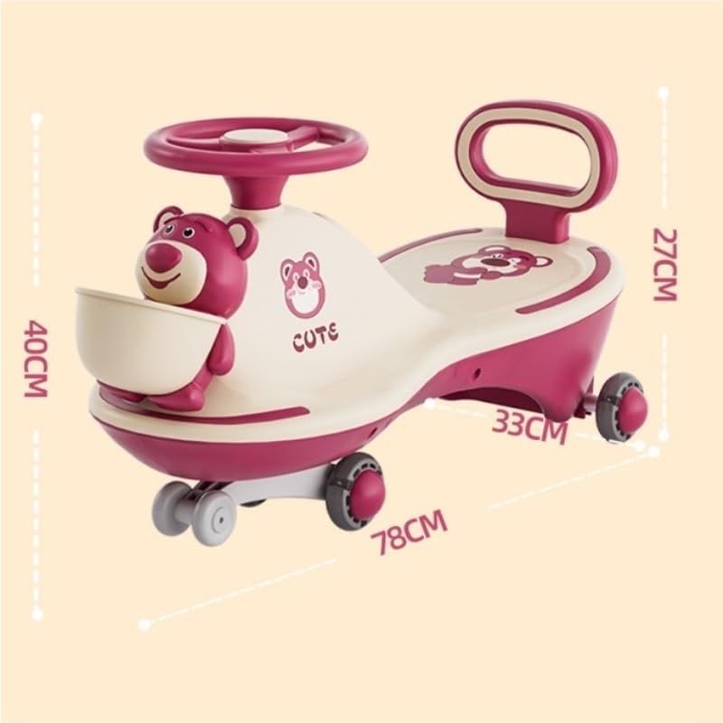 Miniatura 2 de Toy Cars Wiggle Car Light-up Wheels Anti-Rollover just Twist Wiggle and go Best Ride-on Toy for Boys Girls(Blue,Flashing Wheel)