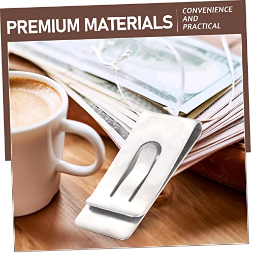 Cartera pinza para billetes ultradelgada con portamonedas ligero de hombre 2