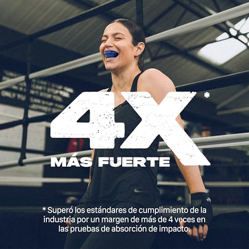 Safejawz Protector bucal para aparatos ortopédicos. para Todos los Deportes de Contacto, incluidos rugby, MMA, artes marciales de kickboxing, judo, hockey y boxeo (Azul Heilo) - imagen 2