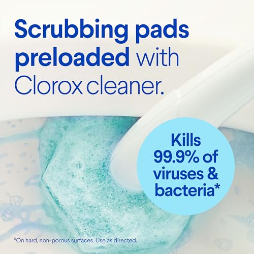Clorox ToiletWand Toilet Cleaner Refills, Toilet brush, Rainforest Rush, 10 Ct - image 2