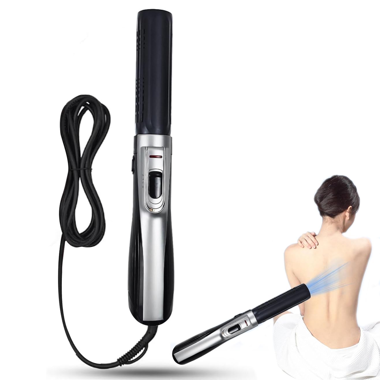 WHOOLEFUN Terahertz Therapy Device, Terahertz Wand 8.0 THZ Blower, 3 Levels Wind Adjustable, Improve Sleep, Activates Healthy Cells, for Women and Man