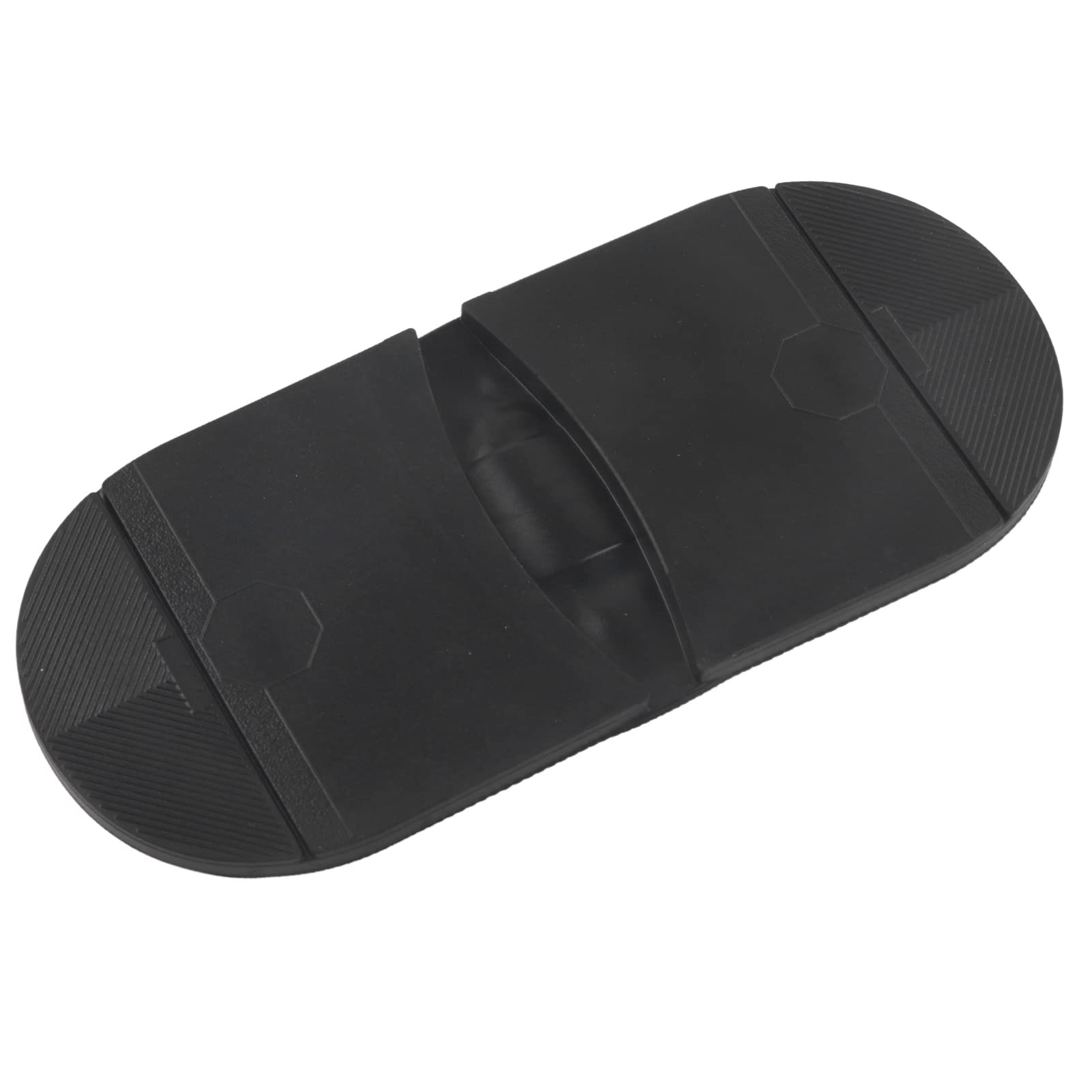 Heepdd Men's Black Heel Rubber Sole Pad, Wearproof Half Sole Insole For Shoe Repair, Durable Heel Sole Pad For Wo, Comfortable Shoe Sole Liner For Walking Running Daily Use