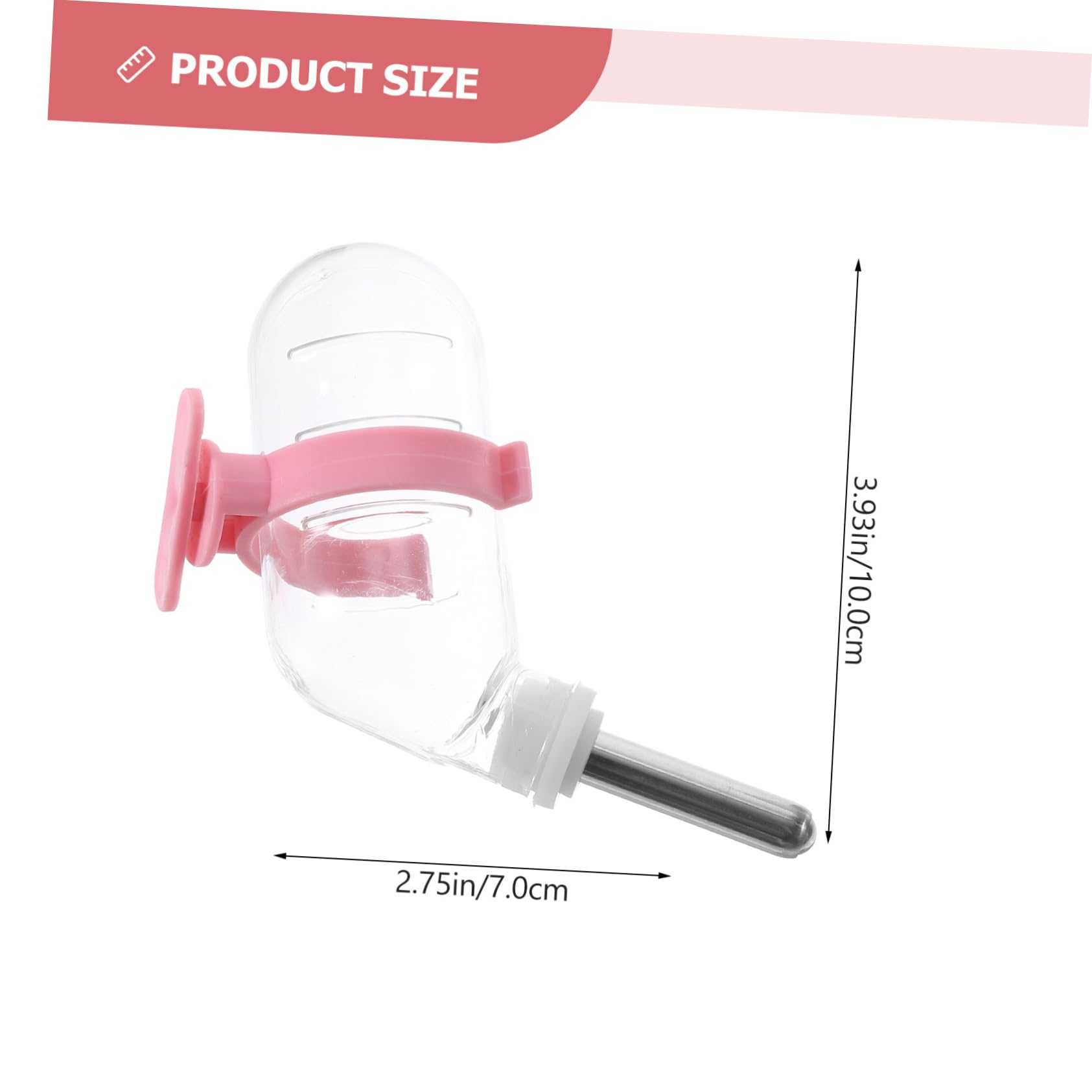 Totority 4Pcs Automatic Water Feeder for Hamsters Water Bottles View Pet Drinking Tool for Animal Cages Easy Refill and Daily Hydration