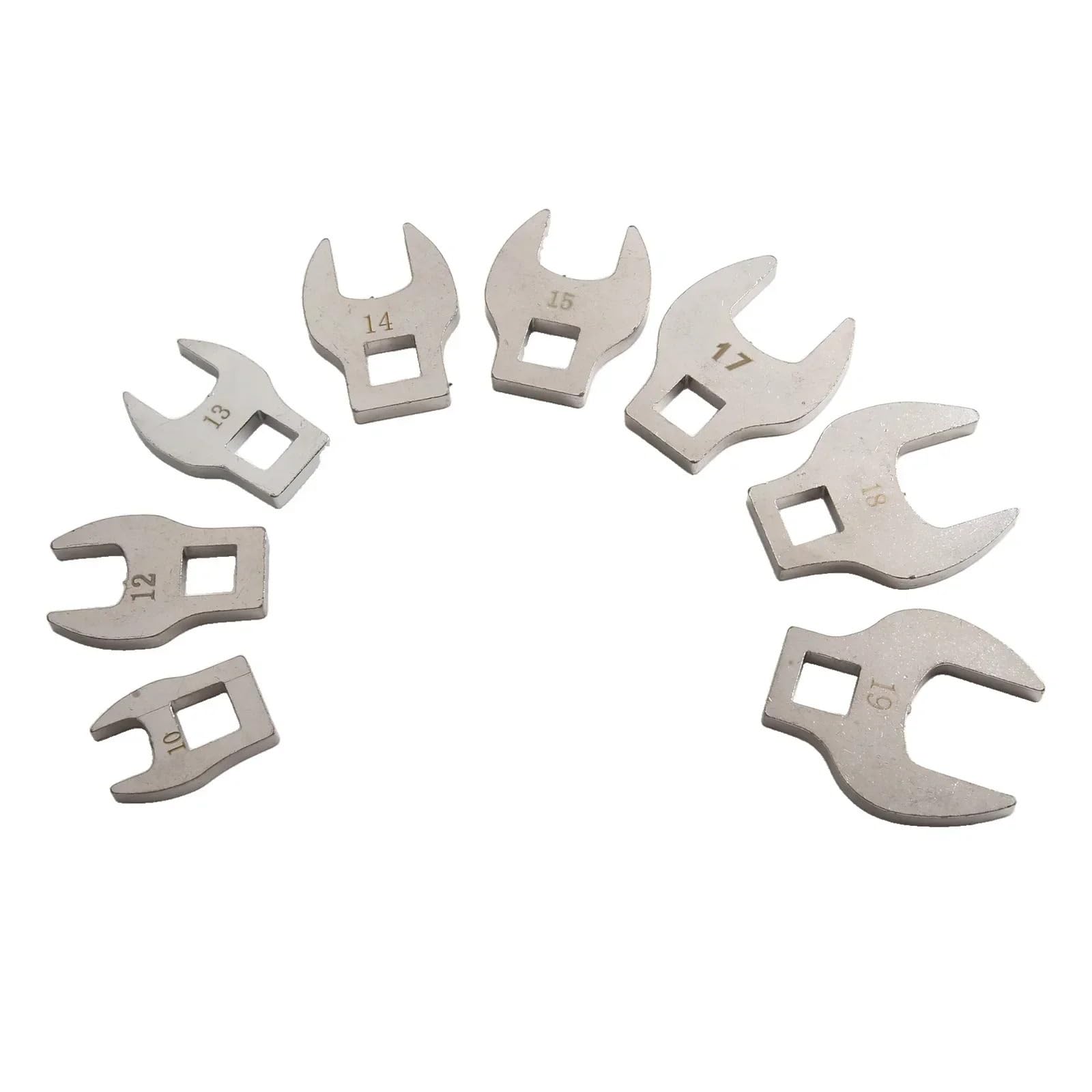XUCZHAI 3/8 in Drive Wrench Crowfoot Automotive Work Tight Spaces 14mm Movable Open Ratchet 200mm Torque Application