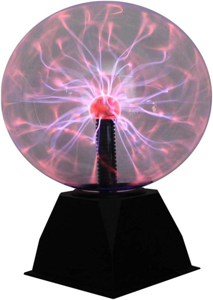 Touch Sensitive Ball Funny Lamp Glitter Lighting Kids Learning Toy, Clear, 5inch