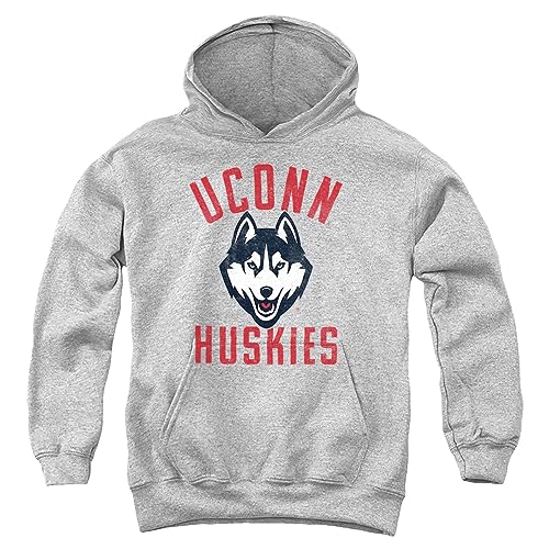LOGOVISION University of Connecticut Official Huskies Logo Youth Kids Boy/Girls Pull-Over Hoodie